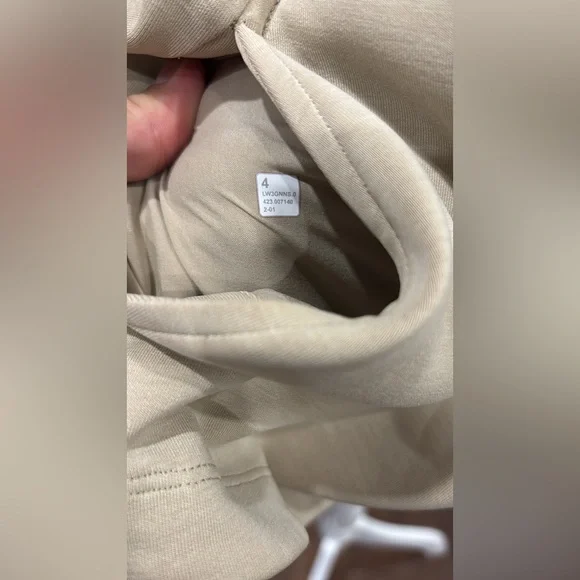 Lululemon Athletica Tan Utility Jacket with High Collar and Cinched Waist - Picture 7 of 7